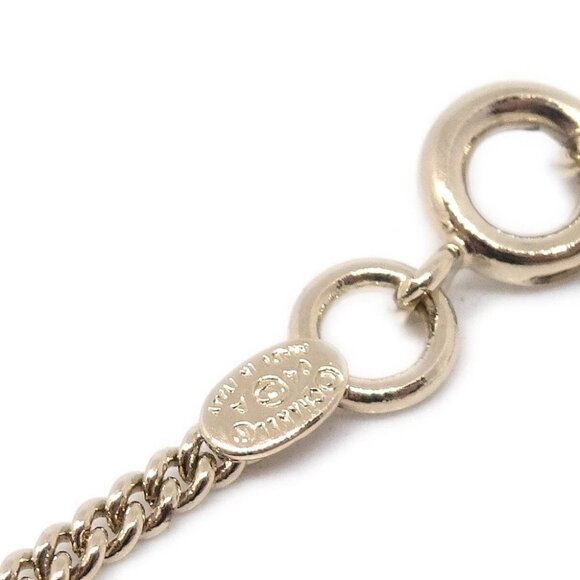 Chanel Silver Pink CC Pendant Necklace 04A - Picture 4 of 4